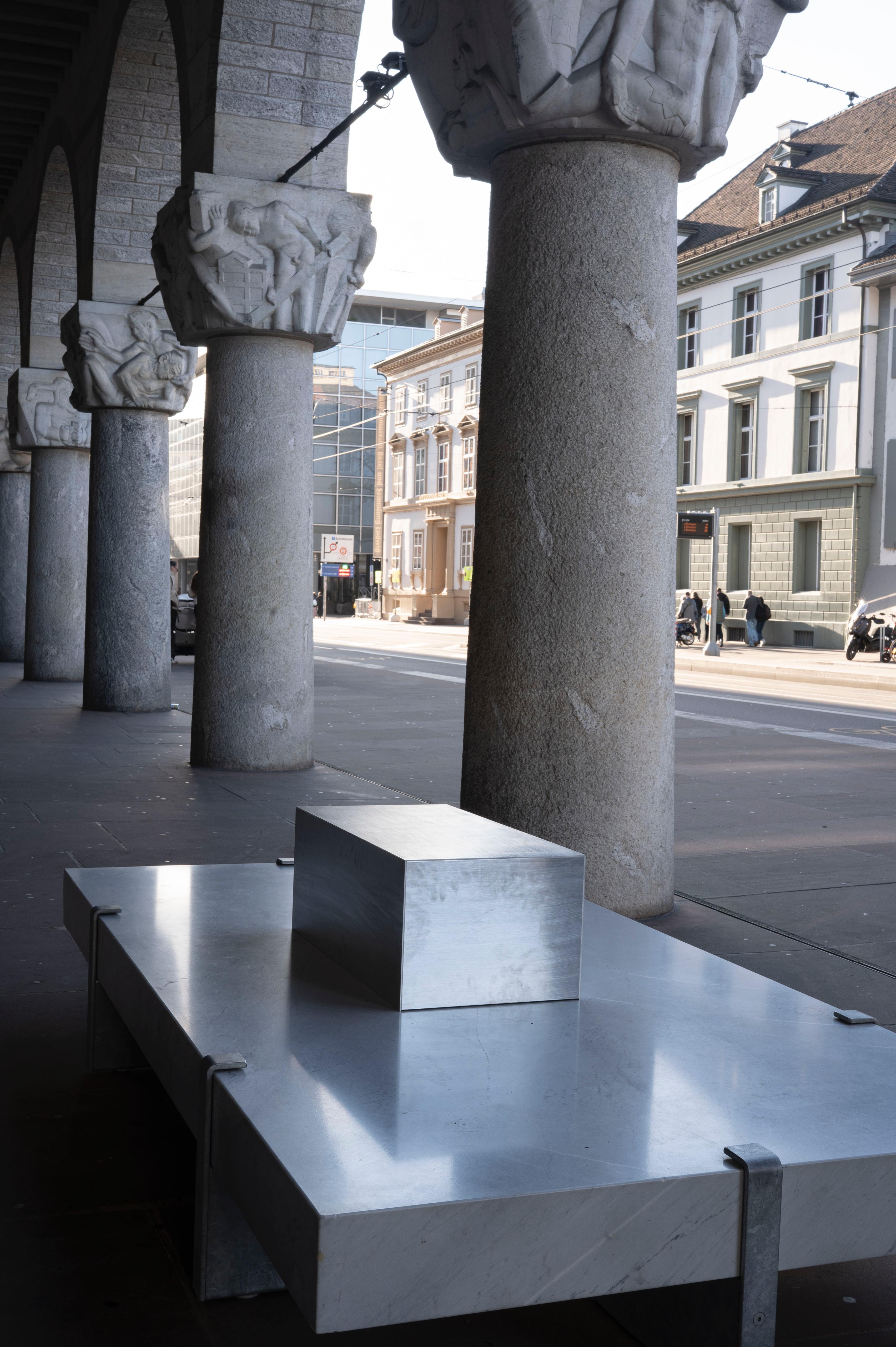 Rhein Tafel · Münsterplatz Basel · 2024